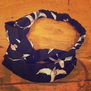 Boho cross elastic headband